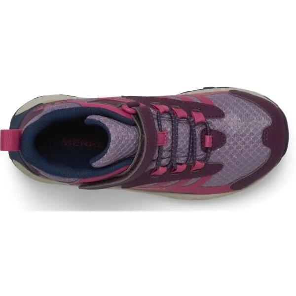 Dievčenská členková turistická obuv MERRELL Moab Speed 2 Mid A C WTRPF berry