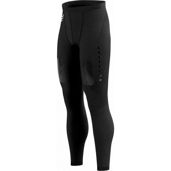 Compressport WINTER TRAIL UNDER CONTROL FULL TIGHTS M Pánske zateplené kompresné bežecké legíny, čierna, veľkosť