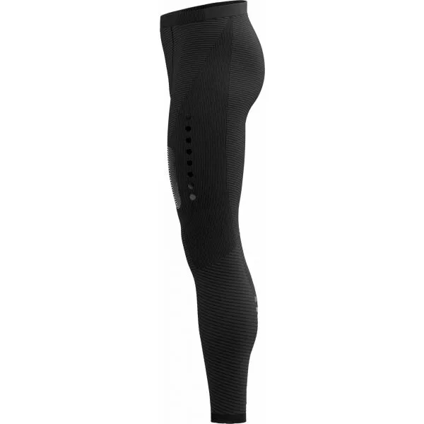 Compressport WINTER TRAIL UNDER CONTROL FULL TIGHTS M Pánske zateplené kompresné bežecké legíny, čierna, veľkosť