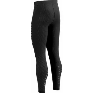 Compressport WINTER TRAIL UNDER CONTROL FULL TIGHTS M Pánske zateplené kompresné bežecké legíny, čierna, veľkosť