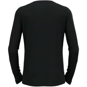 Odlo THE NATURAL MERINO 200 Pánske termotričko s dlhým rukávom, čierna, veľkosť