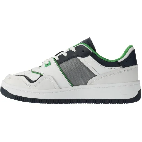 Tommy Hilfiger TOMMY JEANS BASKET MESH Pánske nízke tenisky, biela, veľkosť