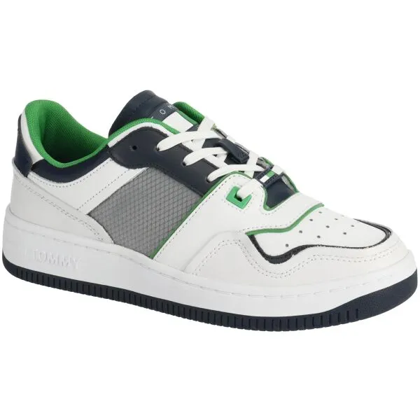 Tommy Hilfiger TOMMY JEANS BASKET MESH Pánske nízke tenisky, biela, veľkosť
