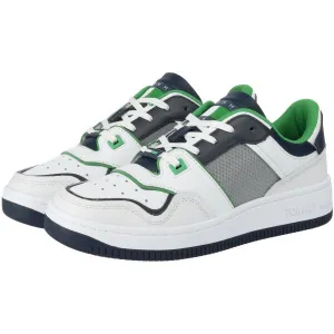 Tommy Hilfiger TOMMY JEANS BASKET MESH Pánske nízke tenisky, biela, veľkosť