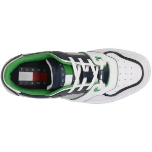 Tommy Hilfiger TOMMY JEANS BASKET MESH Pánske nízke tenisky, biela, veľkosť