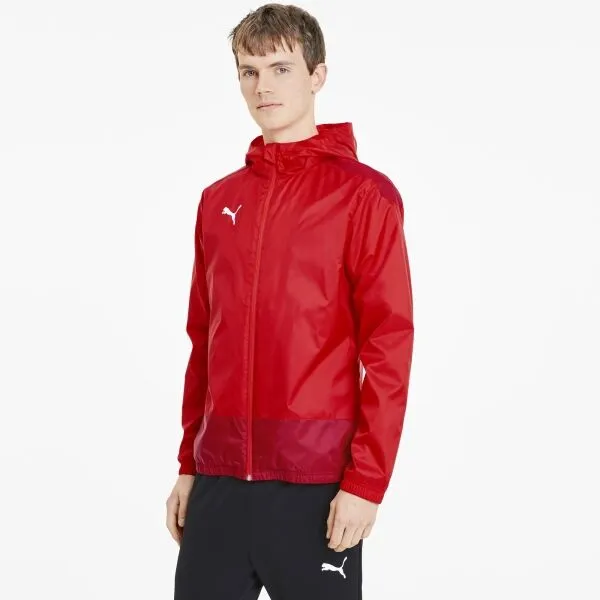 Puma TEAMGOAL 23 TRAINING RAIN JACKET Pánska športová bunda, červená, veľkosť