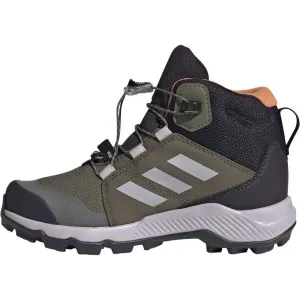 adidas TERREX MID GTX K Detská outdoorová obuv, khaki, veľkosť