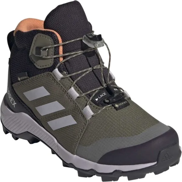 adidas TERREX MID GTX K Detská outdoorová obuv, khaki, veľkosť