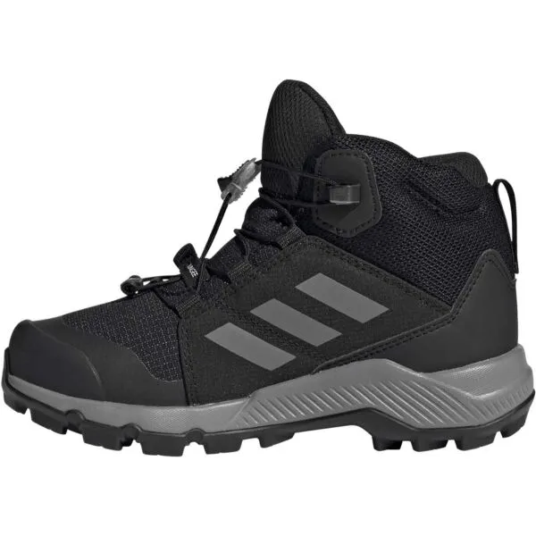 Juniorská členková turistická obuv ADIDAS Terrex Mid Jr GTX core black grey three core black