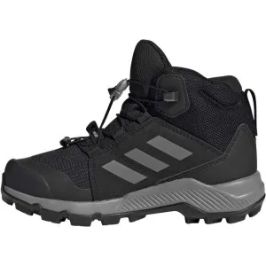 Juniorská členková turistická obuv ADIDAS Terrex Mid Jr GTX core black grey three core black