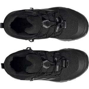 Juniorská členková turistická obuv ADIDAS Terrex Mid Jr GTX core black grey three core black