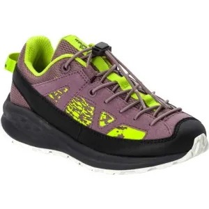 Jack Wolfskin VILI SNEAKER LOW K Detská treková obuv, fialová, veľkosť
