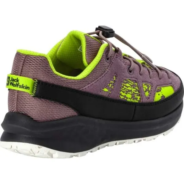 Jack Wolfskin VILI SNEAKER LOW K Detská treková obuv, fialová, veľkosť