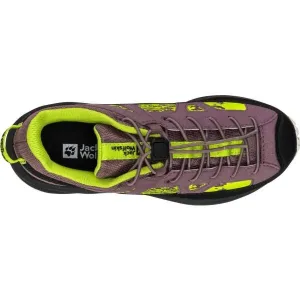 Jack Wolfskin VILI SNEAKER LOW K Detská treková obuv, fialová, veľkosť