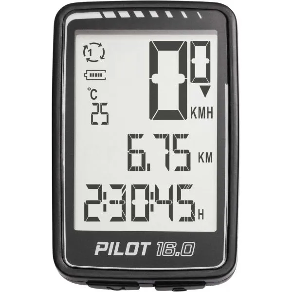 One PILOT 16.0 Tachometer, čierna, veľkosť