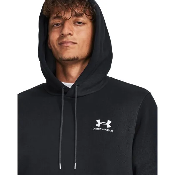 Under Armour ESSENTIAL FLEECE Pánska mikina, čierna, veľkosť S