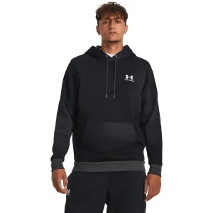Under Armour ESSENTIAL FLEECE Pánska mikina, čierna, veľkosť S