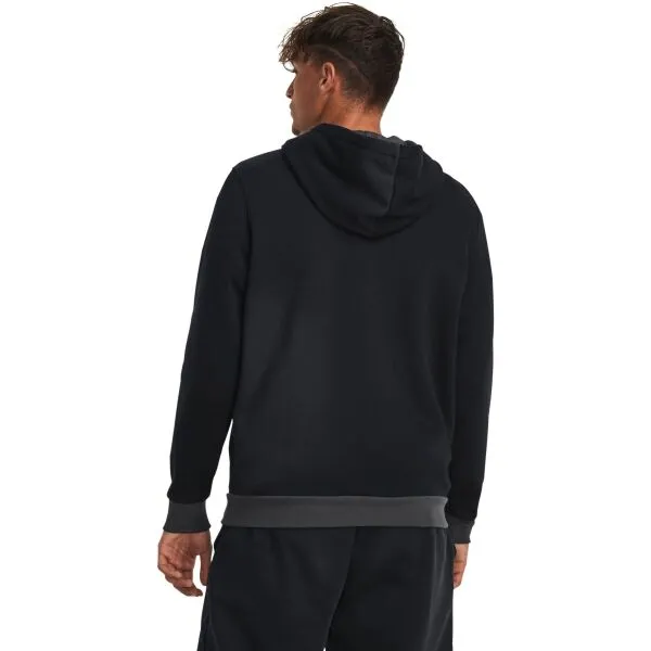 Under Armour ESSENTIAL FLEECE Pánska mikina, čierna, veľkosť S