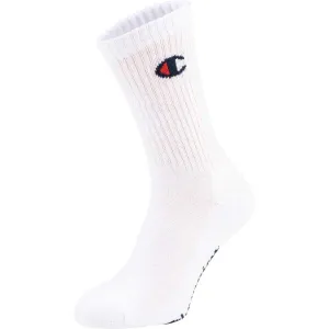 Champion 3PK CREW SOCKS Unisexové ponožky, biela, veľkosť 39-42
