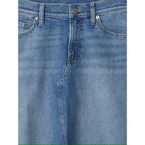 GAP V-DENIM MAXI Dámska sukňa, modrá, veľkosť
