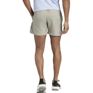 adidas OTR HEATHER SH Pánske bežecké šortky, béžová, veľkosť XXL 5"