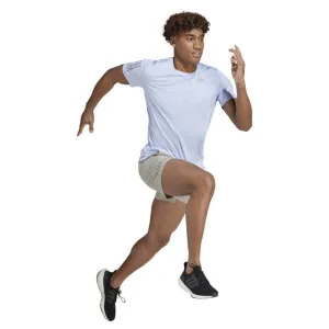 adidas OTR HEATHER SH Pánske bežecké šortky, béžová, veľkosť XXL 5"