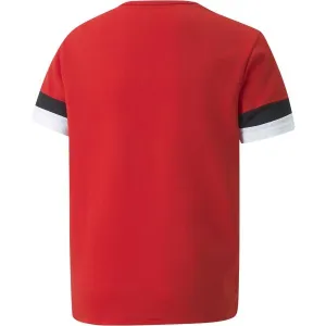 Puma TEAMRISE JERSEY JR Detské tričko, červená, veľkosť