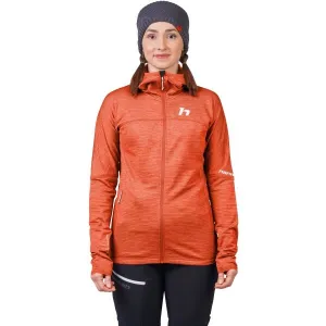 Hannah MEDA HOODY Dámska funkčná mikina, oranžová, veľkosť