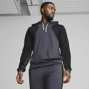 Puma CLOUDSPUN HOODIE Pánska športová mikina, tmavo sivá, veľkosť