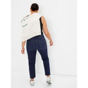Tmavě modré dámské džíny vintage slim high rise GAP