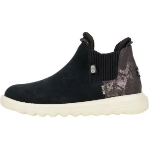 HEY DUDE BRANSON W SUEDE NOVELTY Dámska obuv, čierna, veľkosť