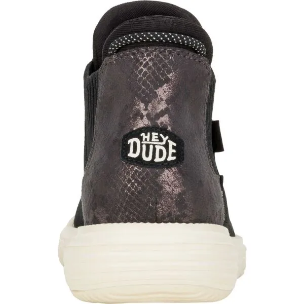 HEY DUDE BRANSON W SUEDE NOVELTY Dámska obuv, čierna, veľkosť