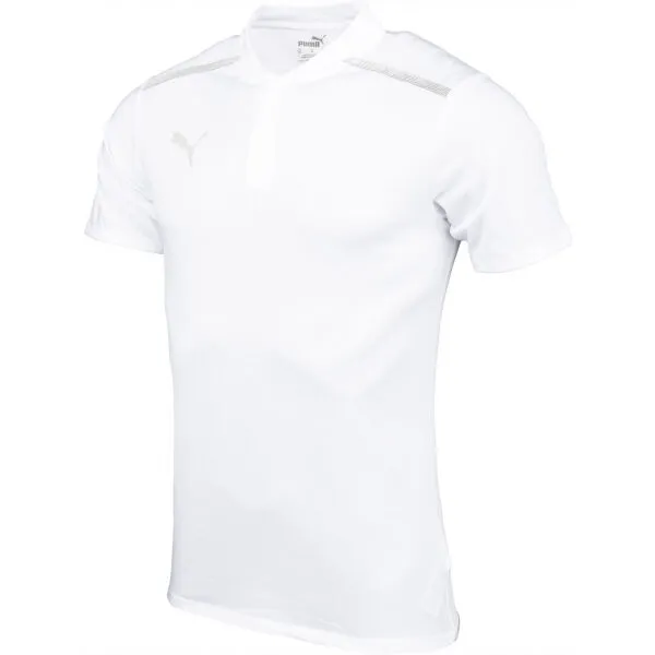 Puma TEAMCUP CASUALS POLO Pánske polo tričko, biela, veľkosť