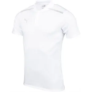 Puma TEAMCUP CASUALS POLO Pánske polo tričko, biela, veľkosť