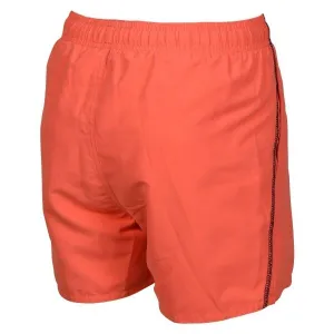 Arena BEACH BOXER SOLID Chlapčenské šortky, lososová, veľkosť 8-9Y