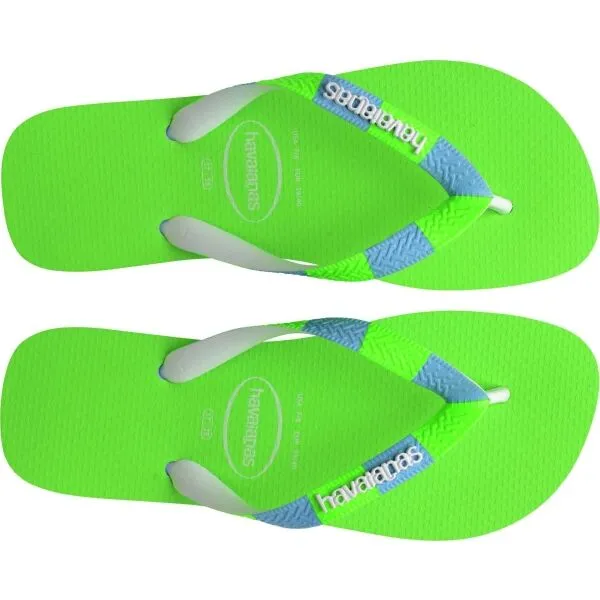 HAVAIANAS TOP VERANO II Dámske žabky, zelená, veľkosť 43/44