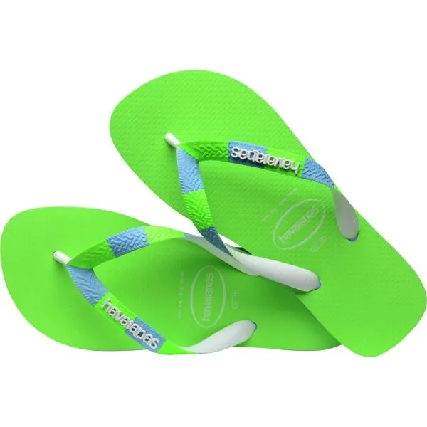 HAVAIANAS TOP VERANO II Dámske žabky, zelená, veľkosť 43/44