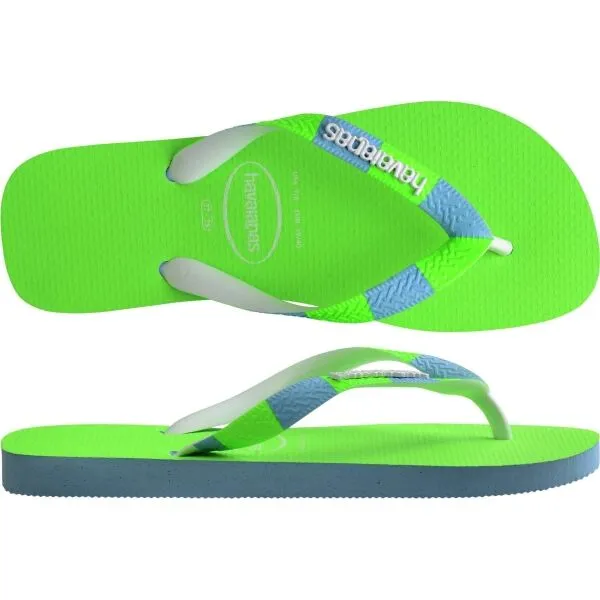 HAVAIANAS TOP VERANO II Dámske žabky, zelená, veľkosť 43/44