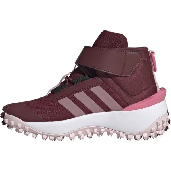 adidas FORTATRAIL EL Dievčenská outdoorová obuv, vínová, veľkosť