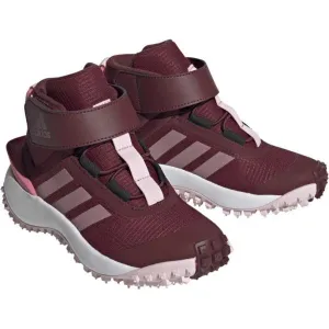 adidas FORTATRAIL EL Dievčenská outdoorová obuv, vínová, veľkosť