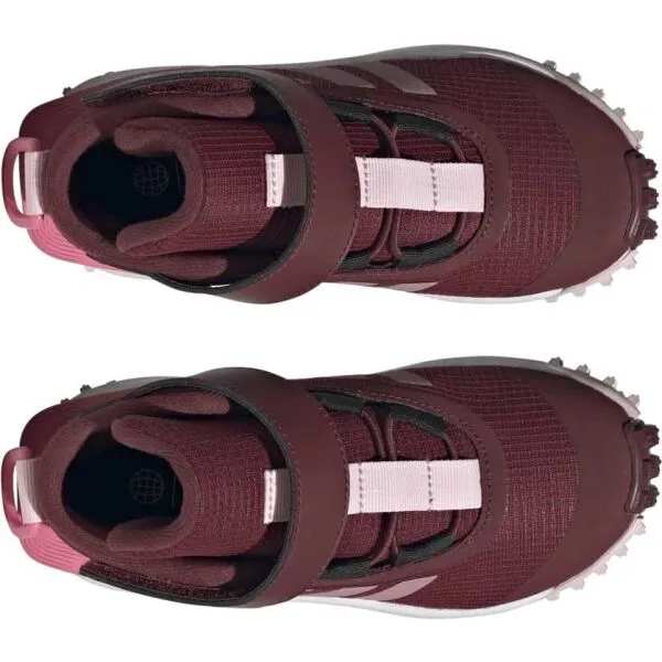 adidas FORTATRAIL EL Dievčenská outdoorová obuv, vínová, veľkosť