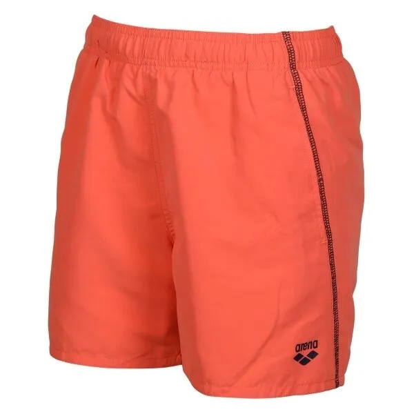 Arena BEACH BOXER SOLID Chlapčenské šortky, lososová, veľkosť 8-9Y