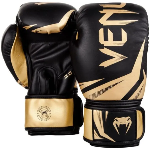 Venum CHALLENGER 3.0 BOXING GLOVES Boxérske rukavice, čierna, veľkosť