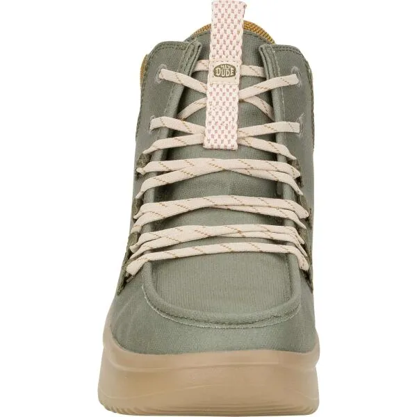 HEY DUDE WENDY PEAK APRES COATED TWILL Dámska zimná obuv, khaki, veľkosť
