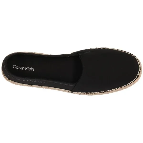 Calvin Klein ESPADRILLE HE - CANVAS Dámske espadrilky, čierna, veľkosť