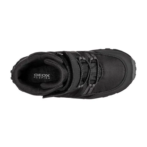 Geox J HIMALAYA B.B ABX D Chlapčenská členková obuv, čierna, veľkosť