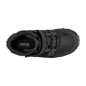 Geox J HIMALAYA B.B ABX D Chlapčenská členková obuv, čierna, veľkosť