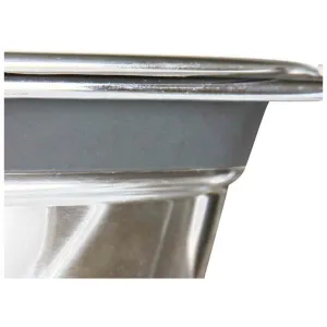 TRIXIE BOWL SET 450ML Set misiek so stojanom, strieborná, veľkosť