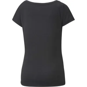 Puma TRAIN FAVORITE JERSEY CAT TEE Dámske tričko, čierna, veľkosť