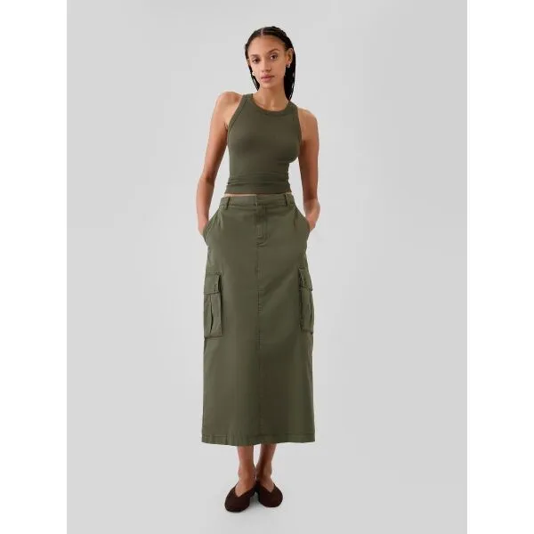 GAP Midi skirt with pockets Utility Cargo - Women's